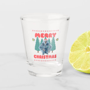 Vaso De Chupito Yeti Divertido - Feliz Navidad