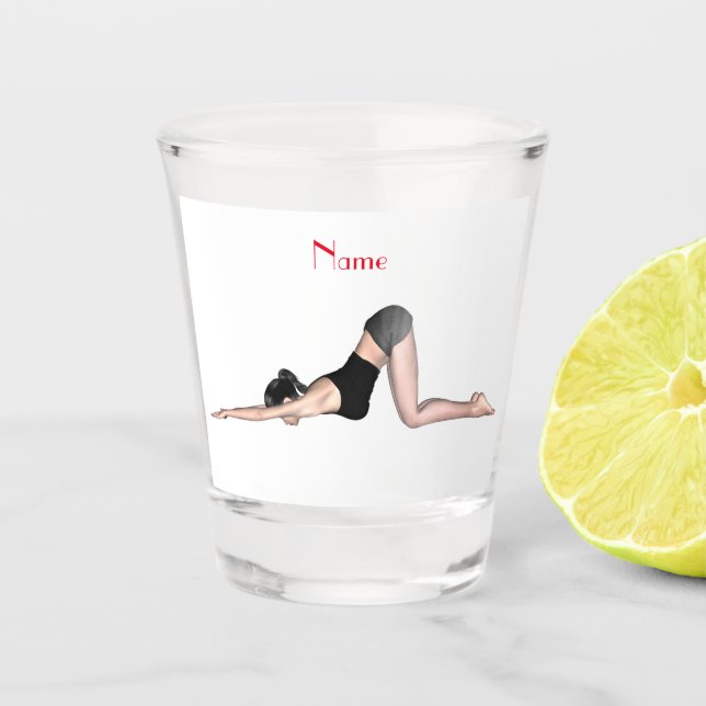 Vaso De Chupito Yoga Poses Thunder_Cove (Anverso)