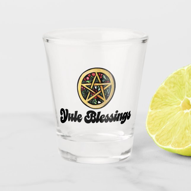 Vaso De Chupito Yule Blessings (Anverso)