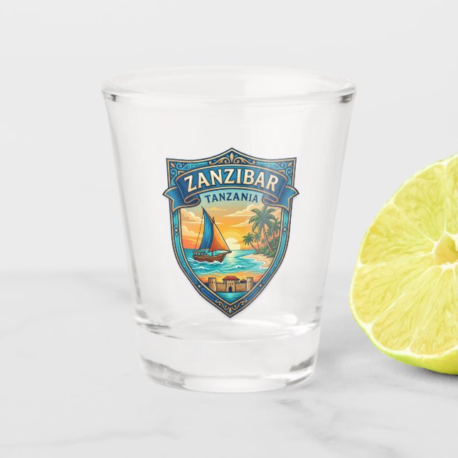 Vaso De Chupito Zanzíbar Tanzania (Anverso)