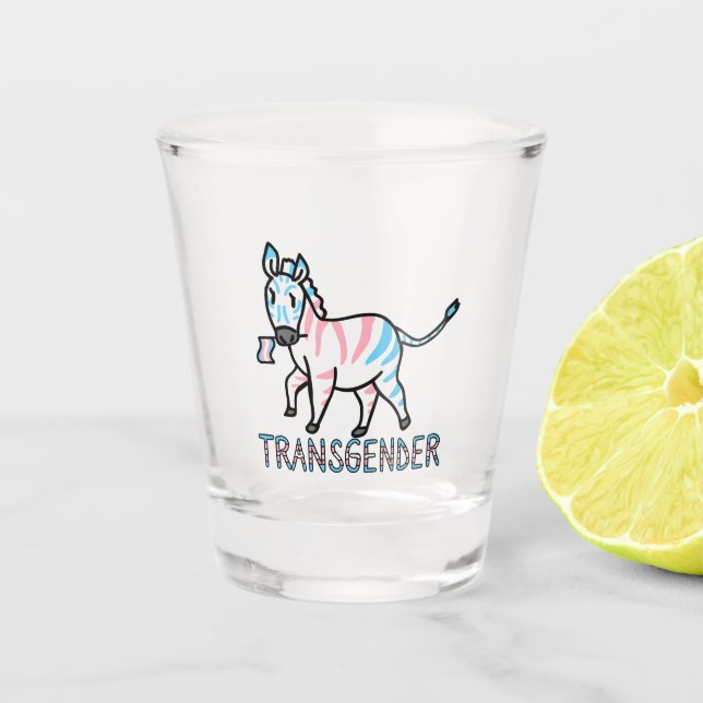 Vaso De Chupito Zebra transgénero (Anverso)