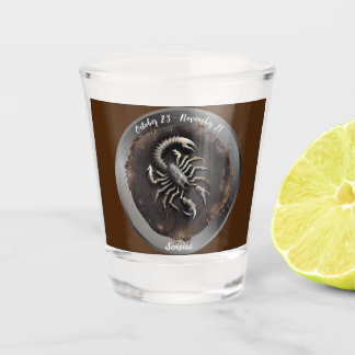 Vaso De Chupito Zodiaco Escorpio Personalizar