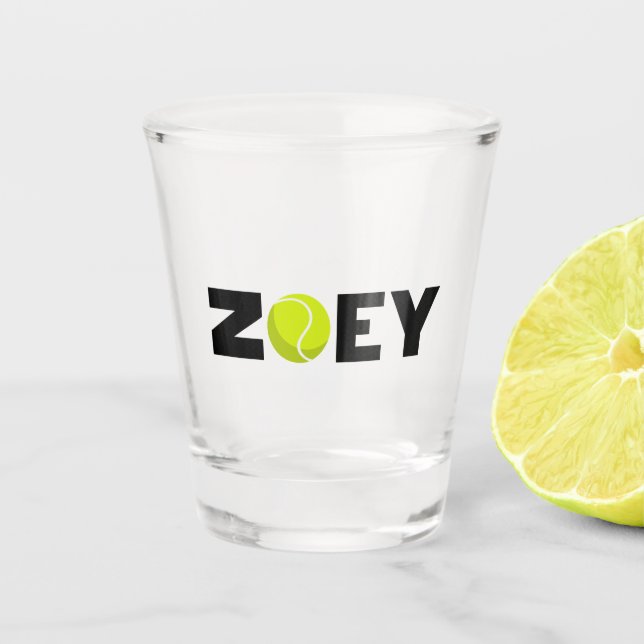 Vaso De Chupito Zoey Tennis (Anverso)
