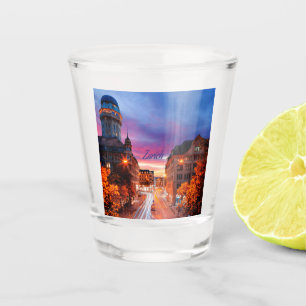 Vaso De Chupito Zúrich Suiza Sunset