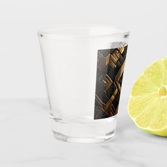 Vaso De Chupito Zwart Goud Retro (Izquierda)