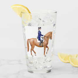 Vaso de cristal ecuestre del caballo del Dressage