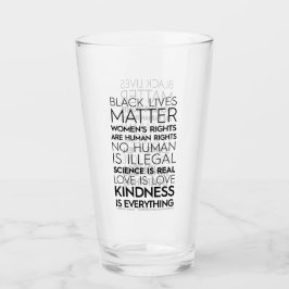 Vaso de cristal #KindnessisEverything