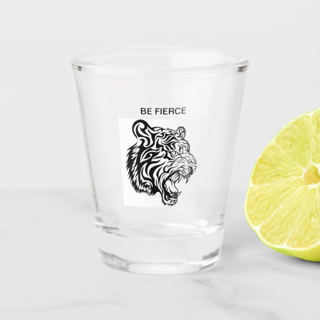 Vaso de disparo de BE FIERCE (Anverso)
