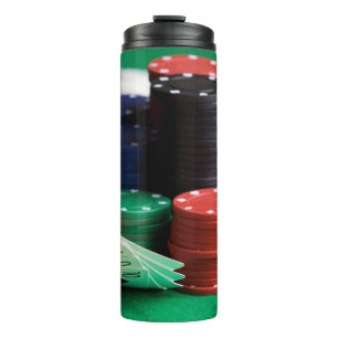 Vaso de encargo del PÓKER del monograma