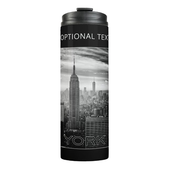 Vaso de encargo del texto de NEW YORK CITY (Anverso)