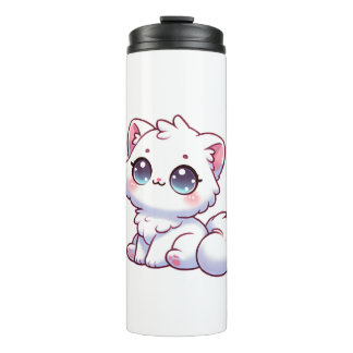 Vaso de Gatito Esponjoso Kawaii Adorable