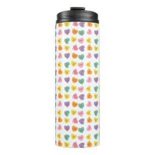 Vaso de los corazones del caramelo de la