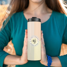 Vaso de Monograma Floral Stay Cool, Regreso a Clas