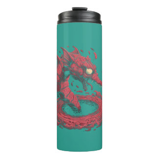 Vaso de monstruo marino de arte cómico
