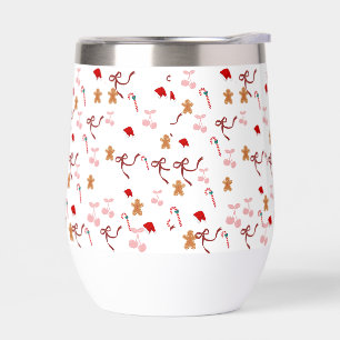 Vaso de Navidad de jengibre Coquette