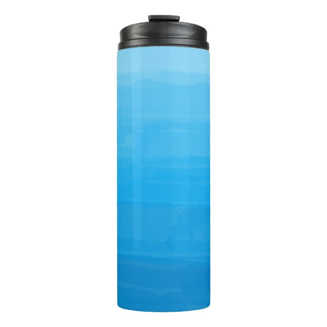 Vaso de Ombre del azul de océano (Anverso)