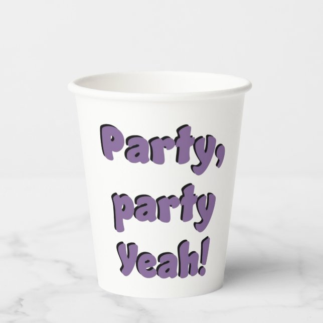 Vaso de papel (Anverso)