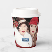Vaso de Papel 1 Burg(Winter Red 2) RFPMDesigns 202