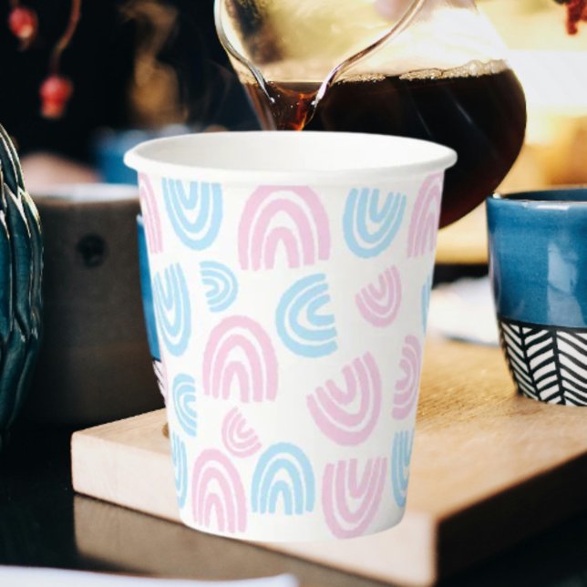 Vaso de Papel Arcoíris Orgullo Trans (Subido por el creador)