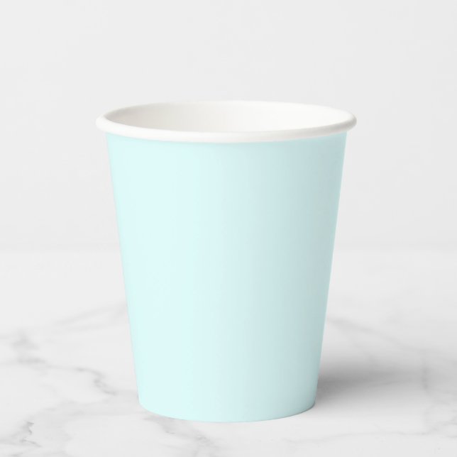 Vaso de Papel Azul Claro (Anverso)