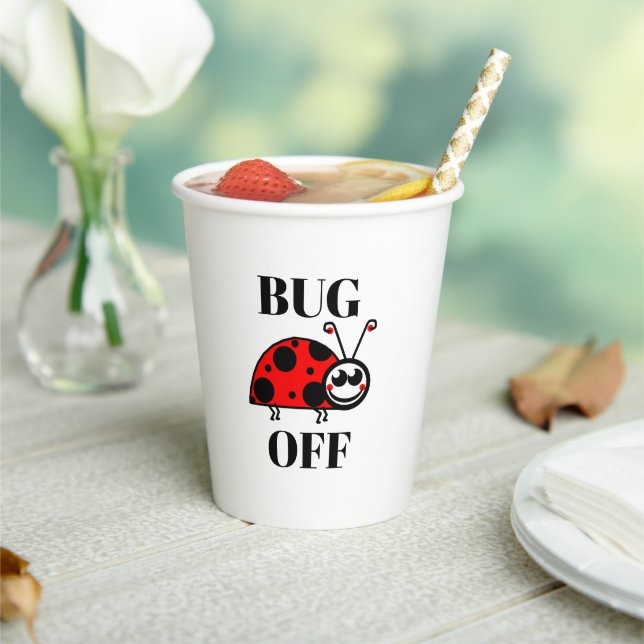 Vaso de Papel Bug Off (in situ)