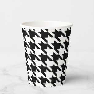 Vaso de papel con estampado de dientes de perro