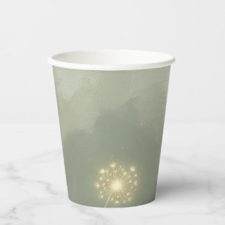 Vaso de papel de color suave