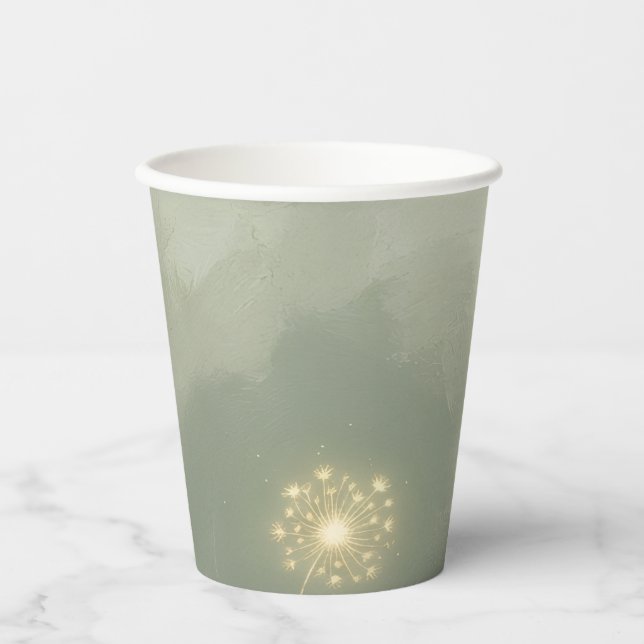 Vaso de papel de color suave (Anverso)