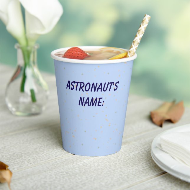 Vaso de papel de cumpleaños Aventura Espacial Estr (in situ)