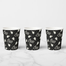 Vaso de papel de fantasma lindo de Halloween. Fant