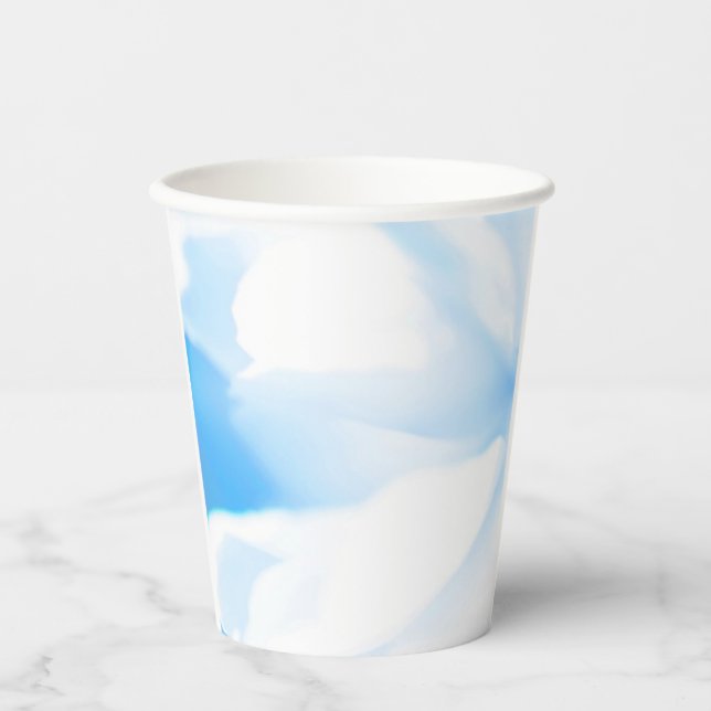 Vaso de papel de flor de nube (Anverso)