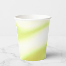 Vaso de papel de impresión de lima suave