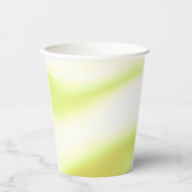 Vaso de papel de impresión de lima suave (Anverso)