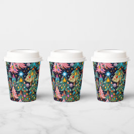 Vaso de papel de Navidad