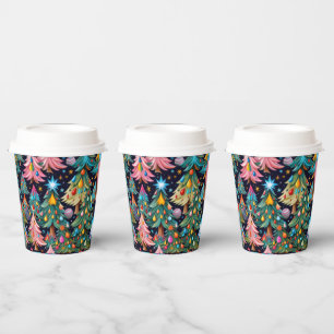 Vaso de papel de Navidad