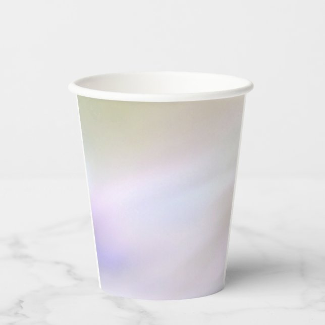 Vaso de papel de niebla suave (Anverso)