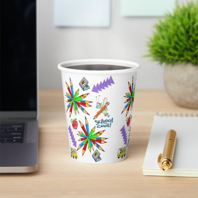 Vaso de Papel De vuelta al cole es divertido  (in situ)