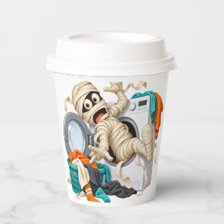 Vaso de papel divertido de Halloween