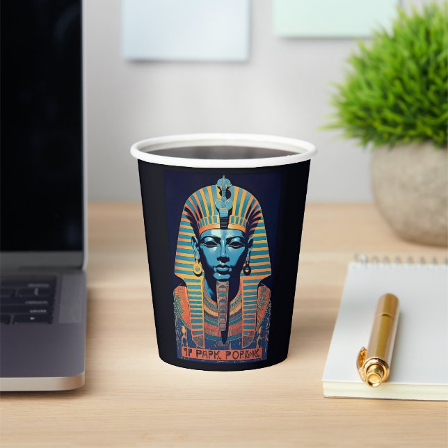 Vaso de papel faraón (in situ)
