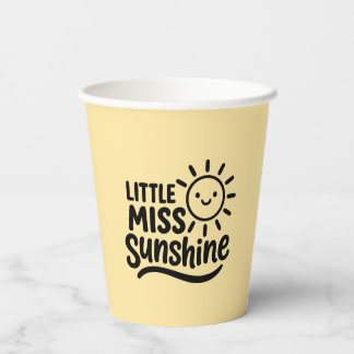 Vaso de papel – Little Miss Sunshine