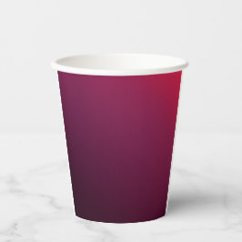 Vaso de papel minimalista Berry