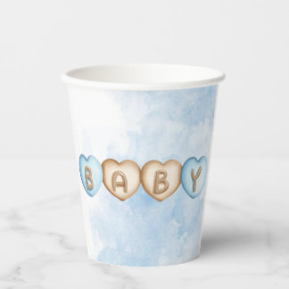 Vaso de papel para baby shower