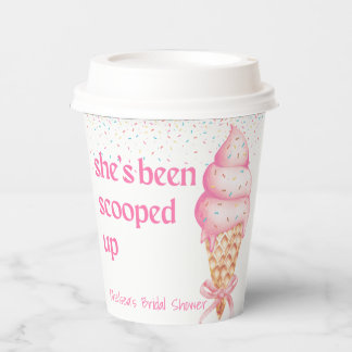 Vaso de papel para despedida de soltera She's Been