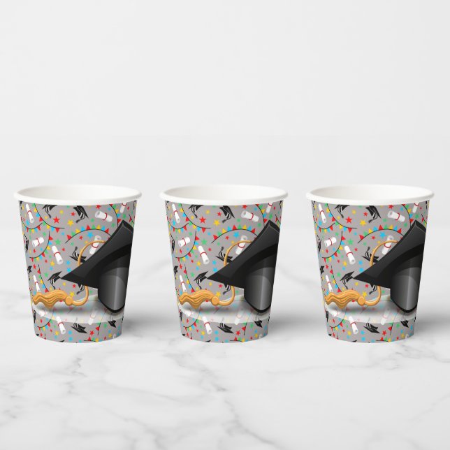 Vaso de papel para graduación (Multi)
