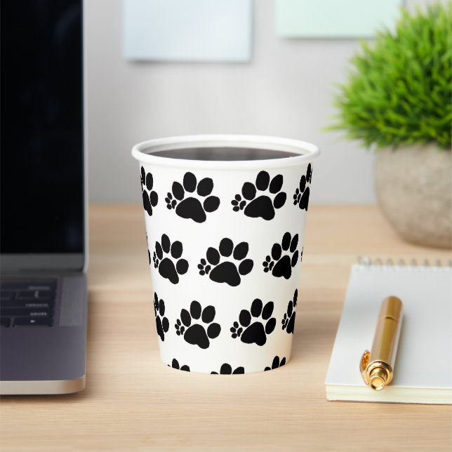 Vaso de papel - Patrón de pata polidactilar (in situ)