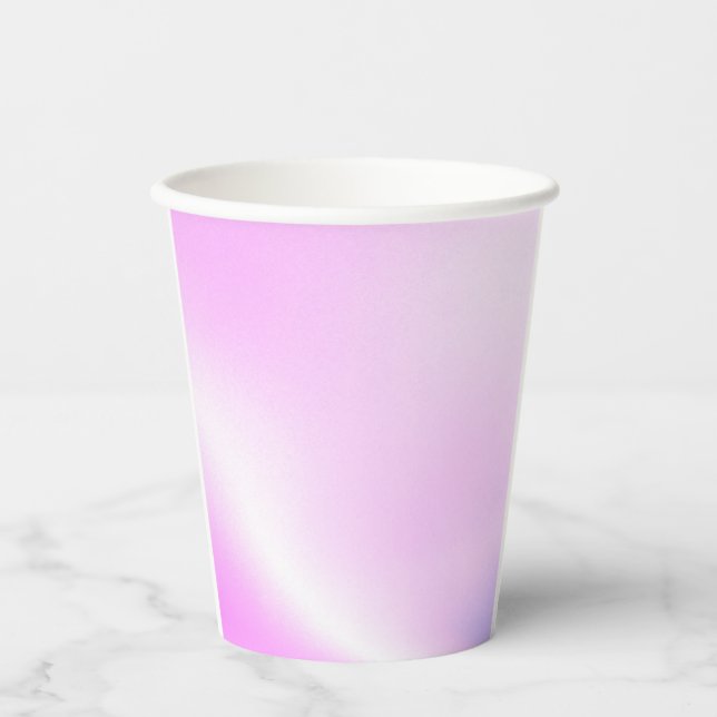 Vaso de Papel Rosa Bonito (Anverso)