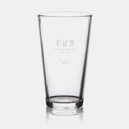 Vaso De Pinta Best Man Gift Monogram Wedding Minimalist