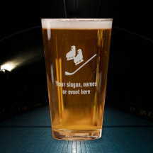 Patines de hielo y palo de tema Hocky - añadir tex