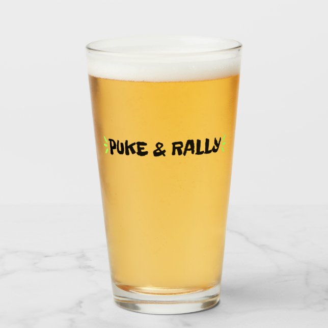 Vaso de Pinta Puke & Rally | Edición Party Legend (Anverso (lleno))
