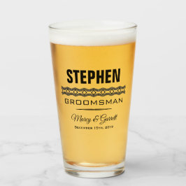 Vaso de tumbler para la fiesta de bodas del padrin